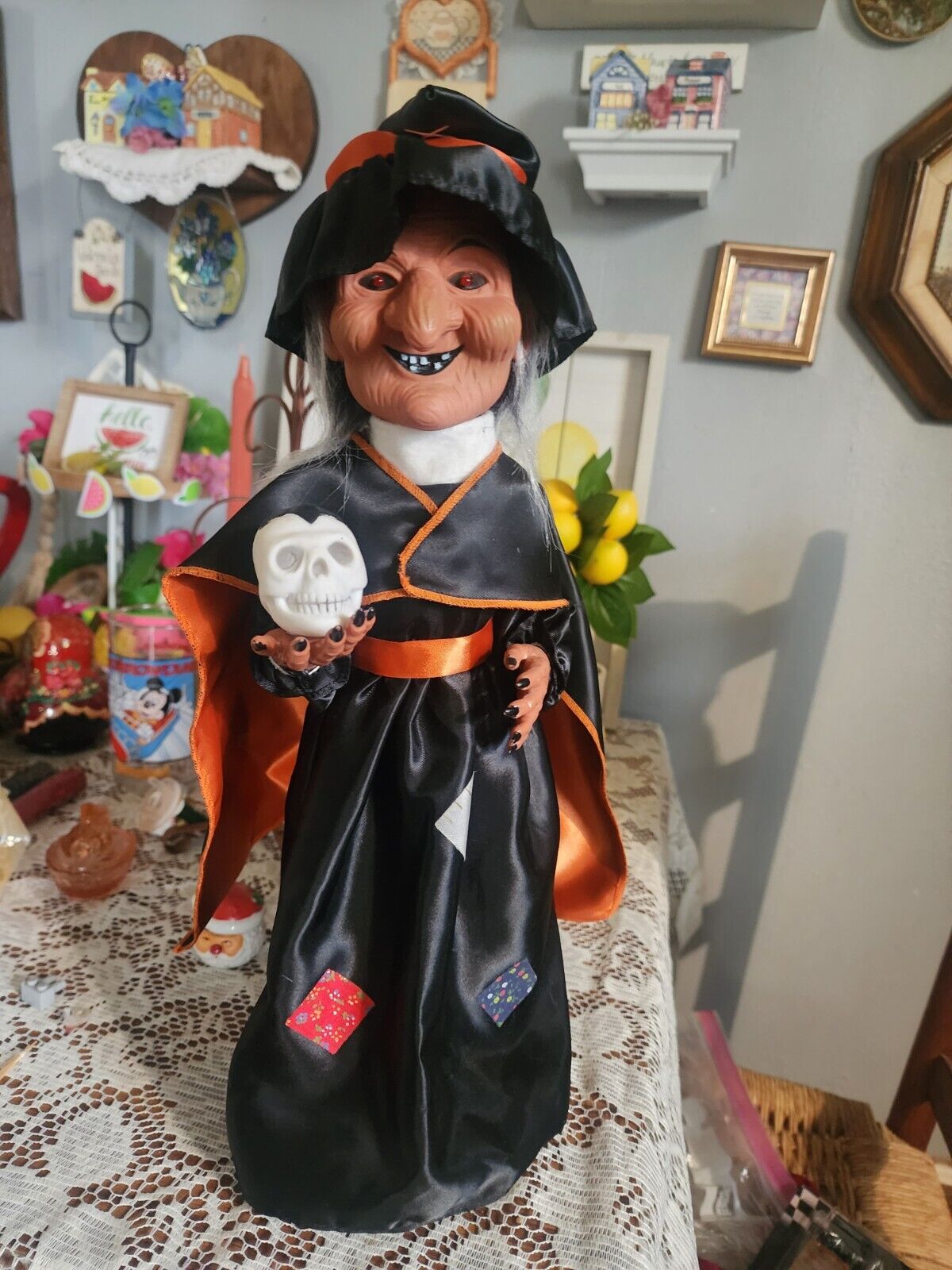 Vintage Telco Motionette Halloween Witch