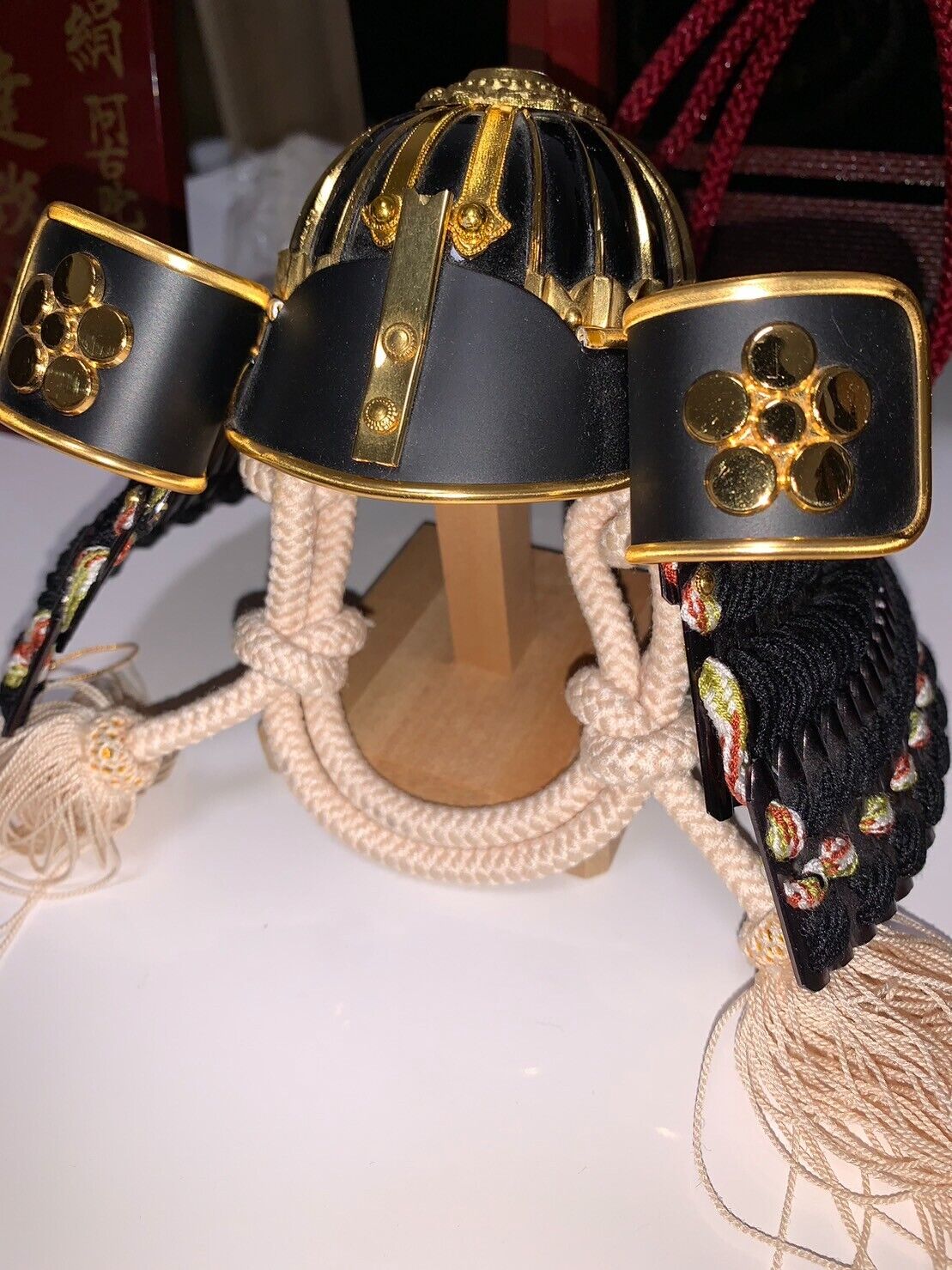 Armor source helmet  Masamune Date Sengoku warlord Samurai Removable crest