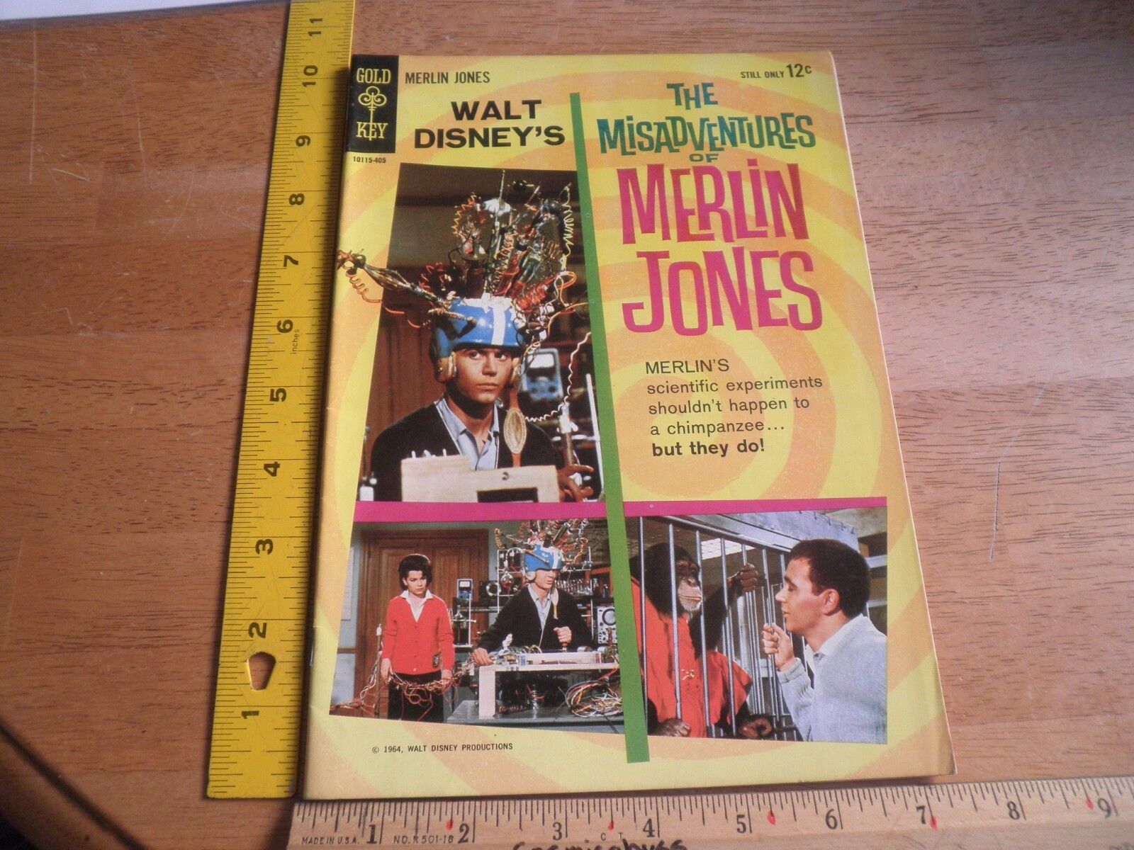 The Misadventures of Merlin Jones Gold Key VF 1964 Disney