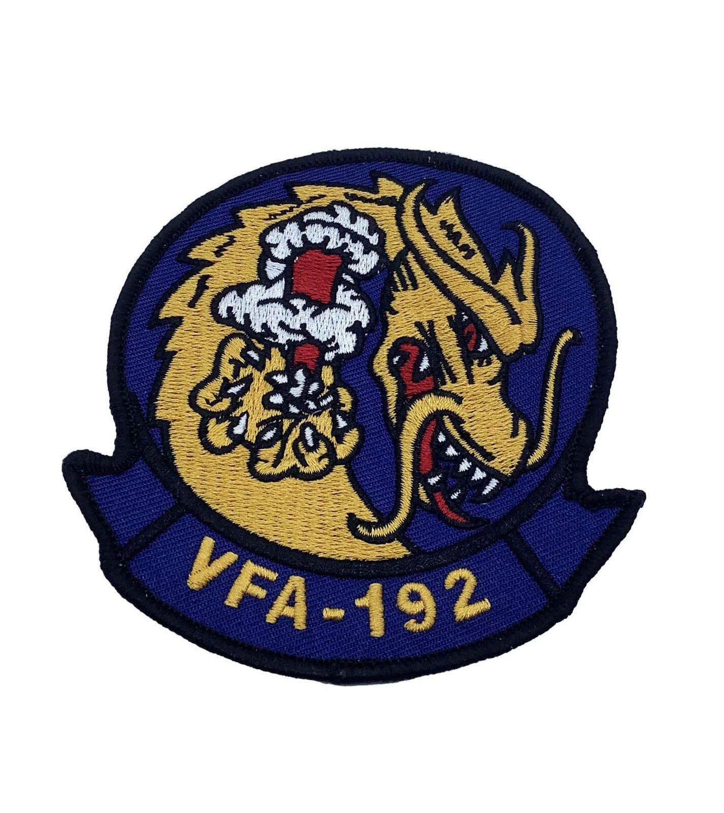 VFA-192 Golden Dragons Patch –  With Hook and Loop