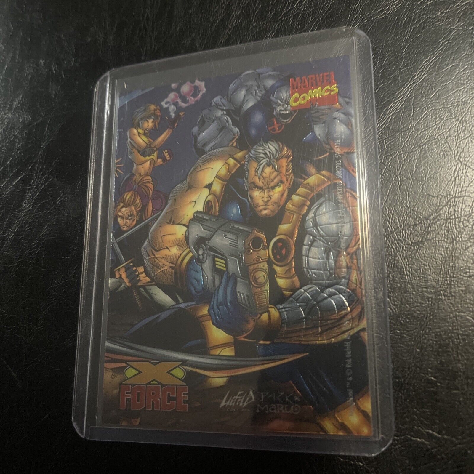Youngblood/X Force 1996 Wizard Magazine CHROMIUM Series PROMO Card #6 Liefeld