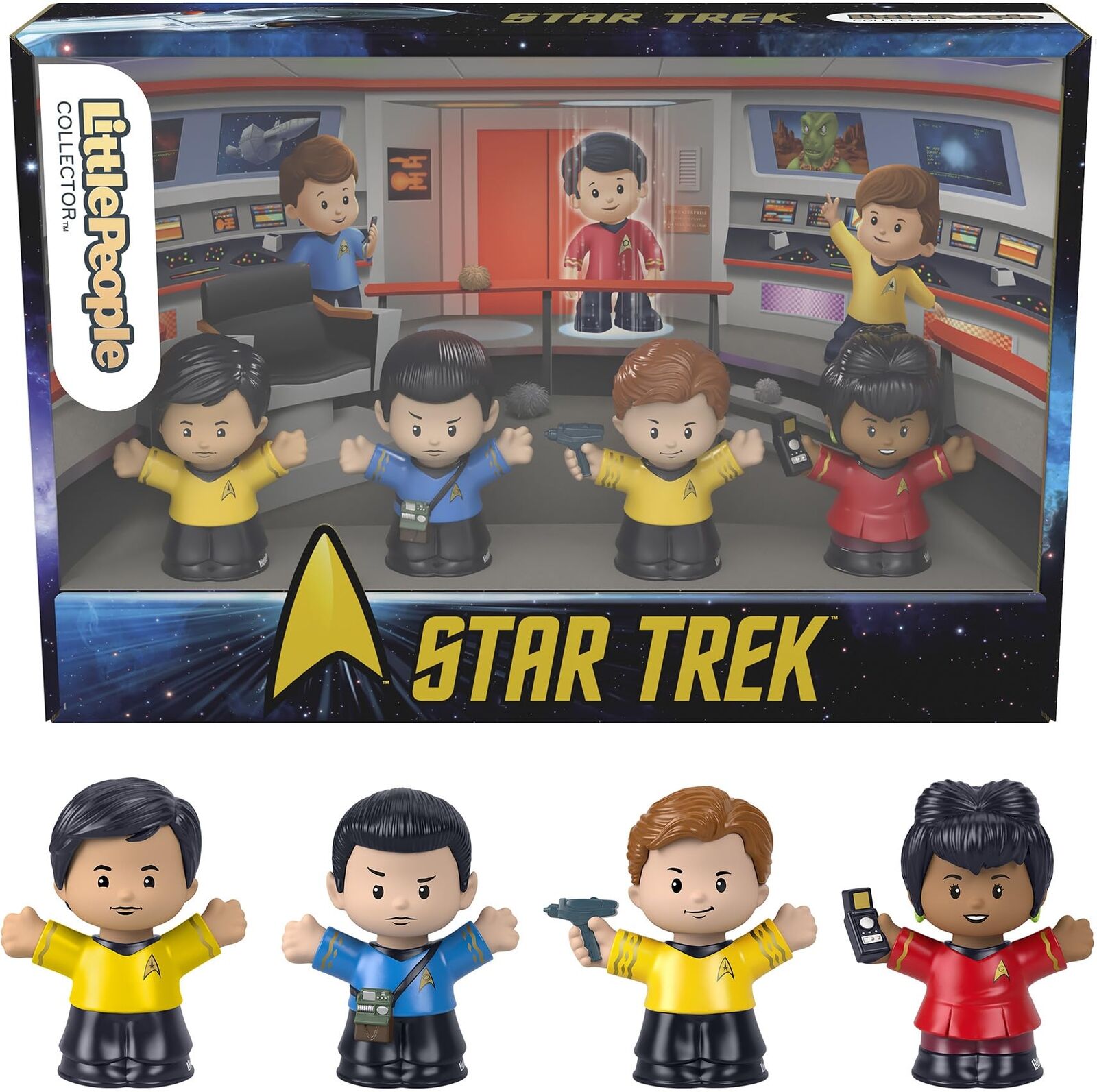 Little People Collector Star Trek Special Edition Set for Adults & Fans in a Dis