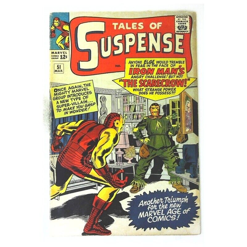 Tales of Suspense #51 1959 series Marvel comics VG minus / Free USA Shipping [j@