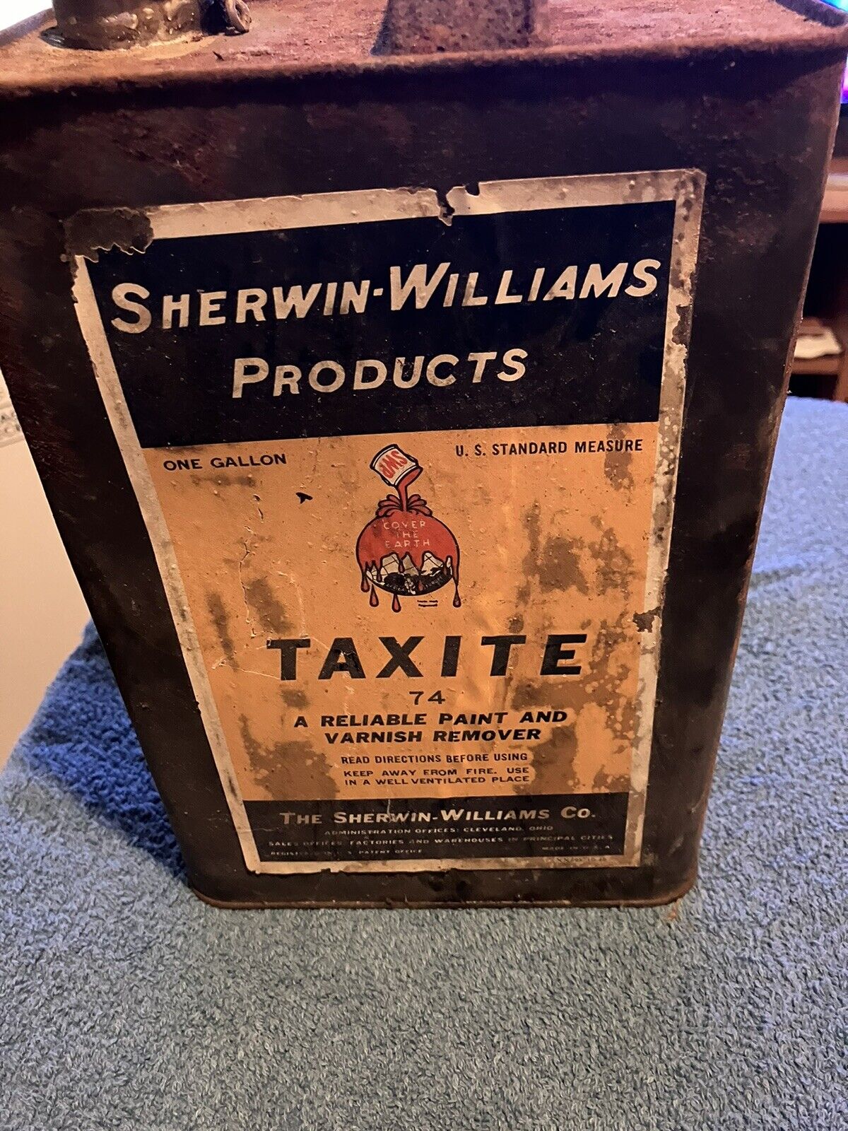 Old Taxite Sherman Williams Paint Can