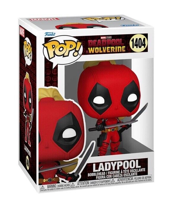 Deadpool & Wolverine Ladypool with Swords Pop Vinyl Figure #1404 *PREORDER*