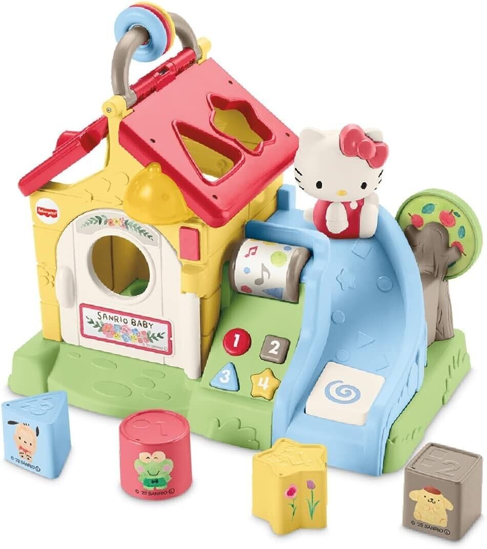 NEW Mattel Fisher-Price Sanrio Baby Bilingual Forest Chatting House JAPAN F/S
