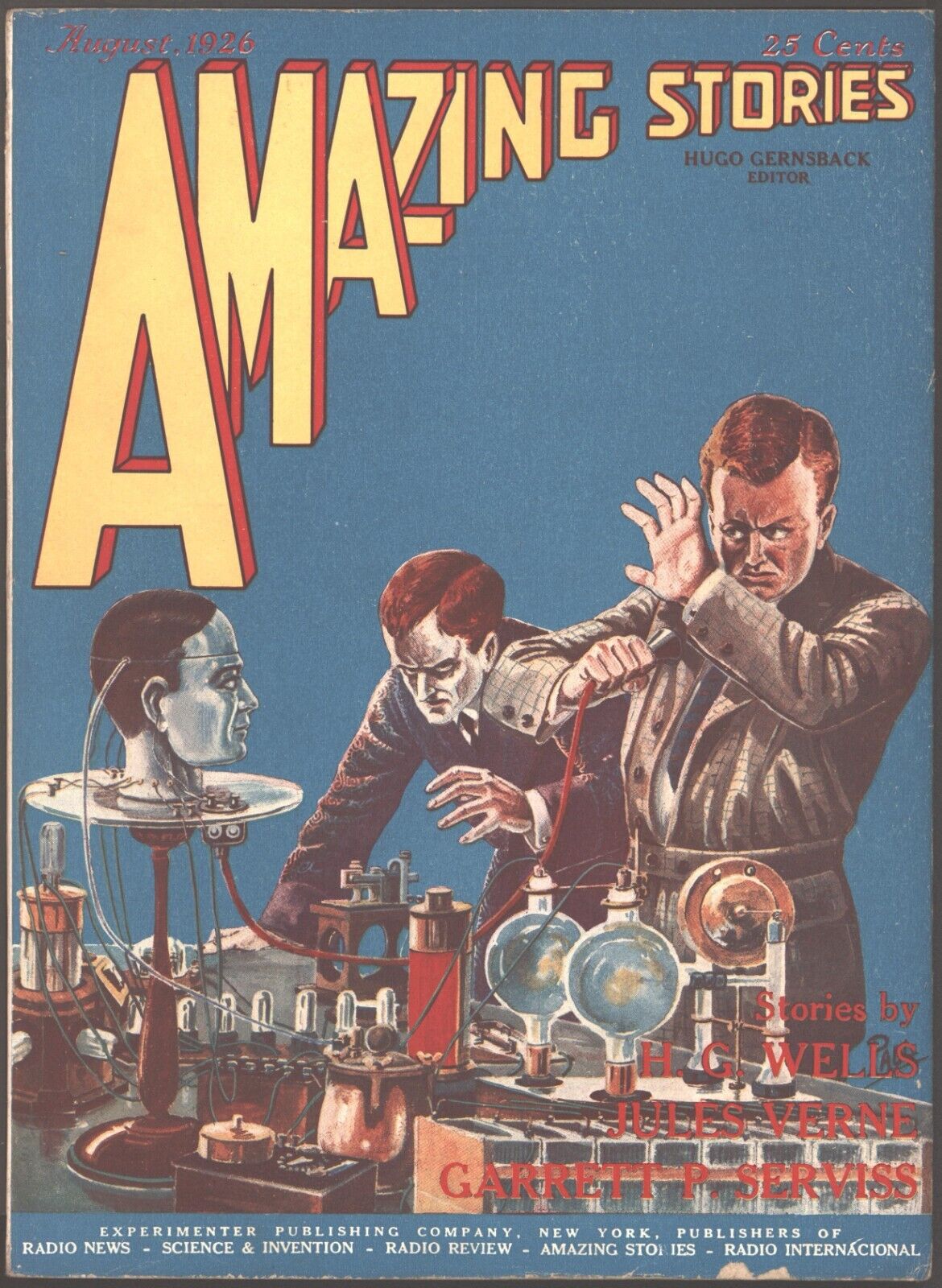 Amazing Stories 1926 August, #5.  Pulp