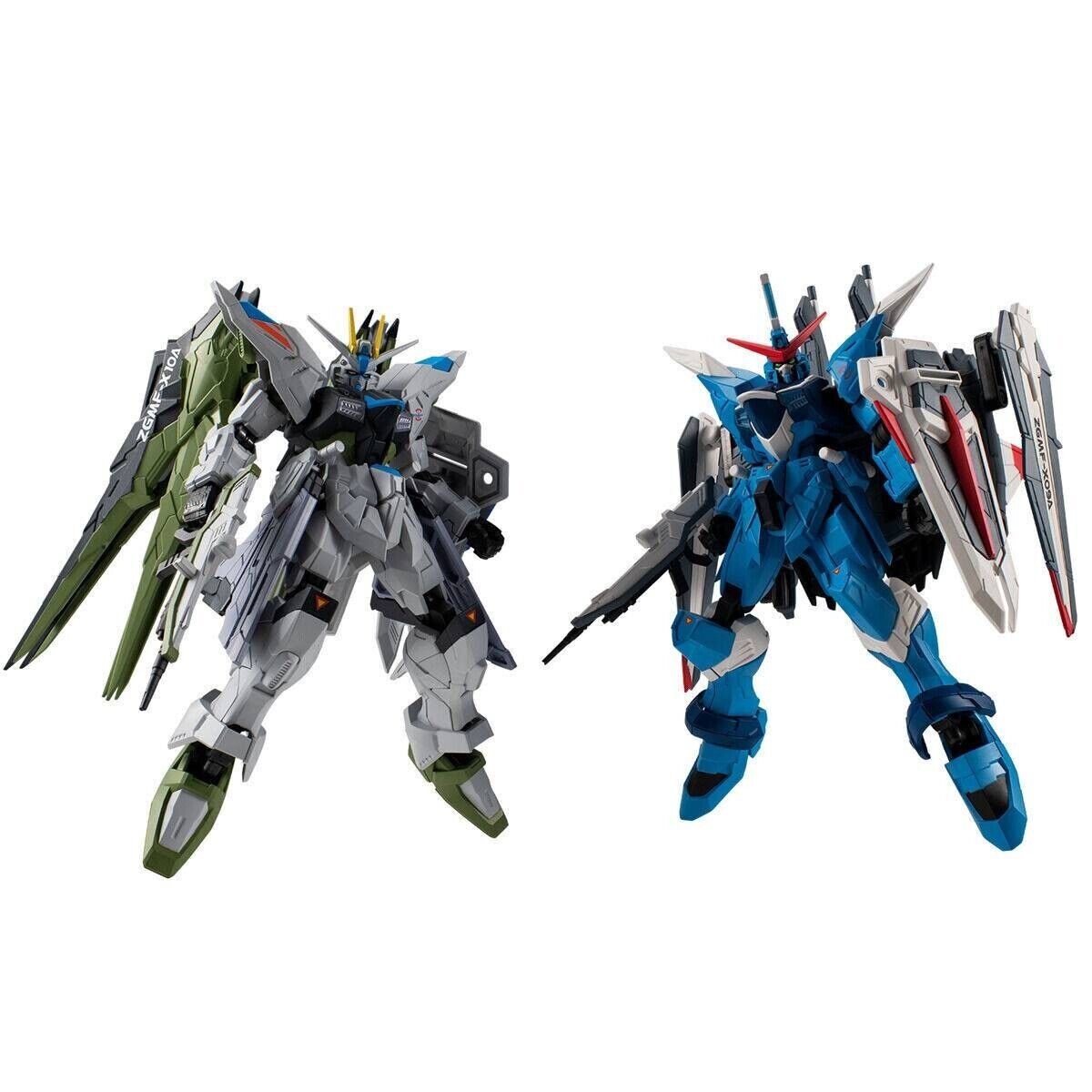 Mobile Suit Gundam Seed G Frame FA Freedom Gundam & Justice Gundam Figure Set