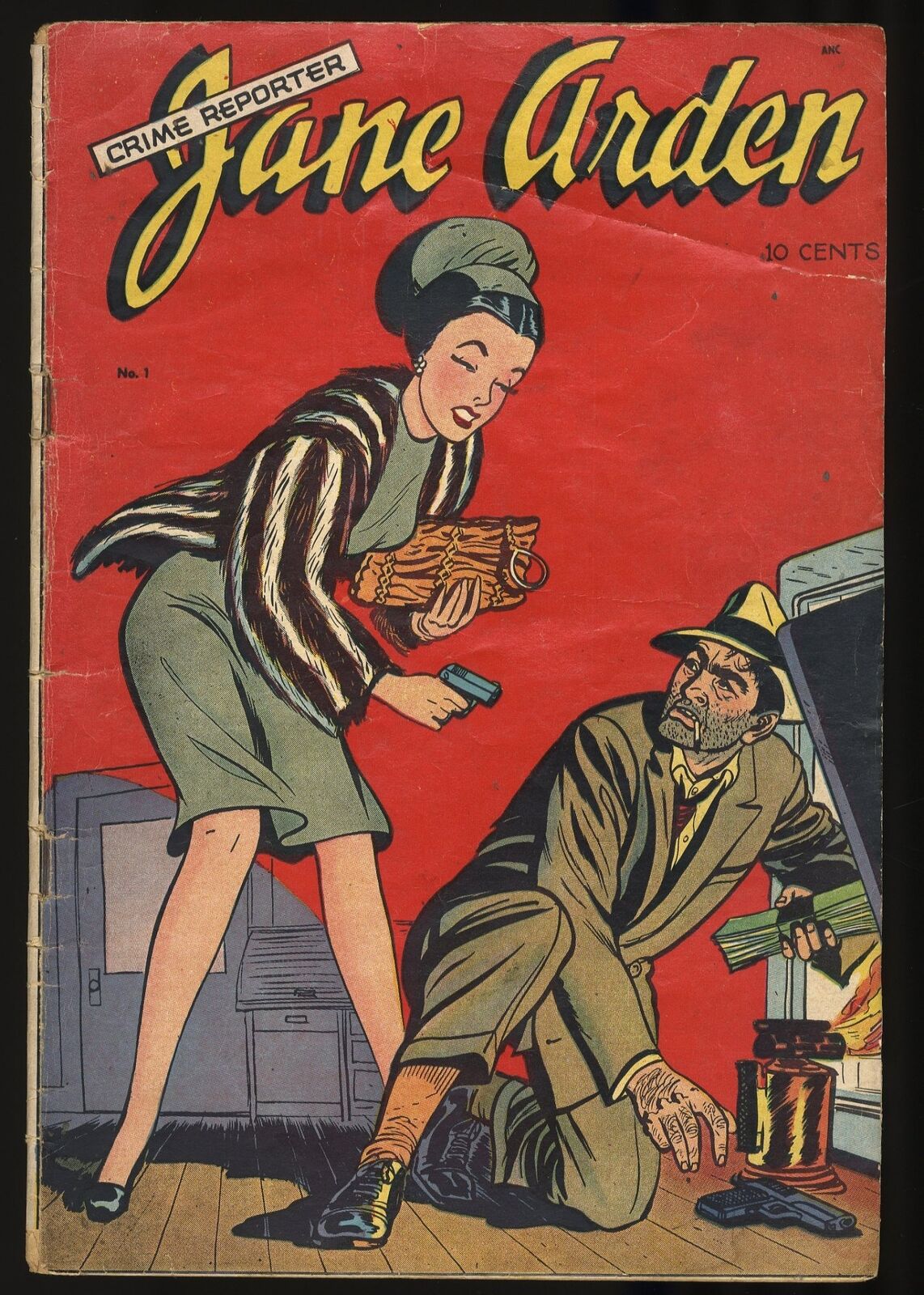 Jane Arden #1 GD 2.0 Golden Age Action-Girl Cover  St. John Publication