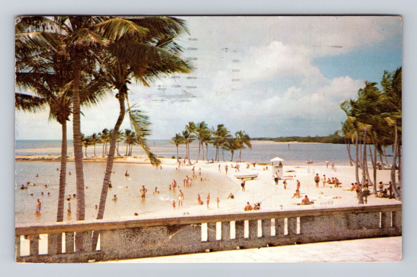 Miami FL-Florida, Dade County Park's Matheson Hammock's, Vintage c1958 Postcard