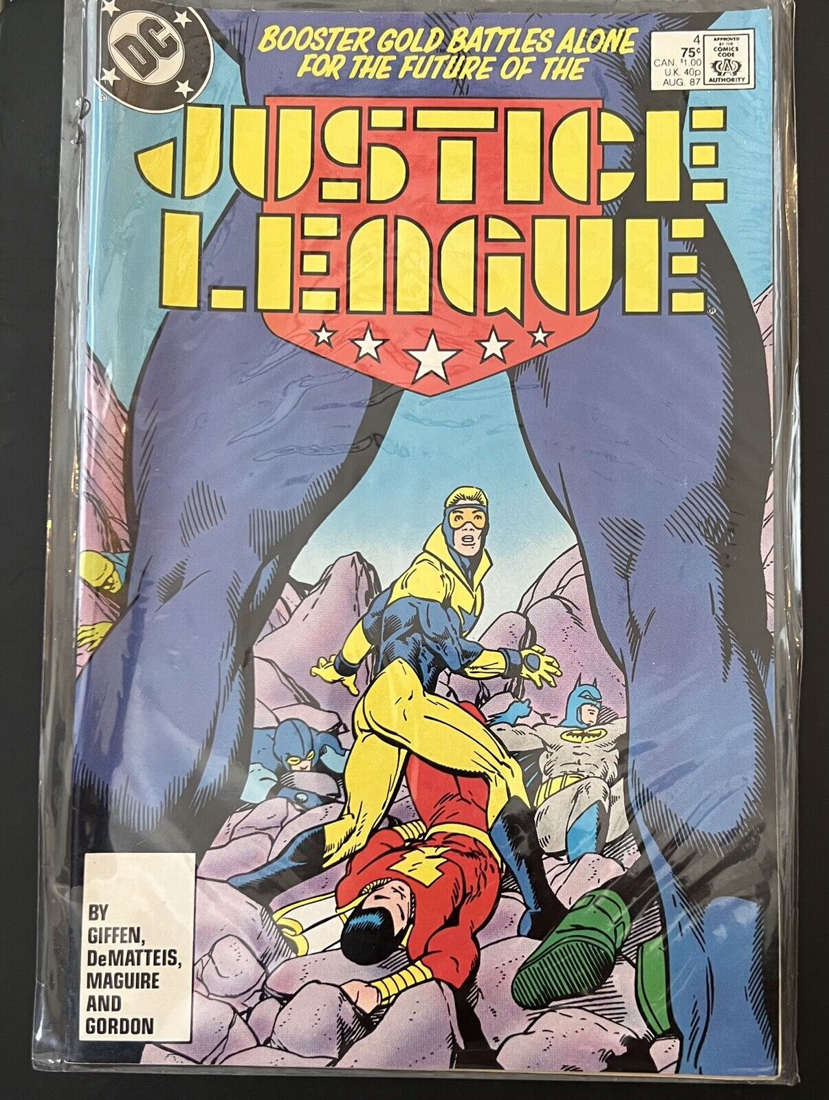 Justice League #4 Aug. 1987 DC Comics
