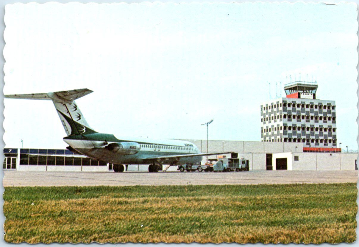 Postcard - Greater Peoria Airport - Peoria, Illinois