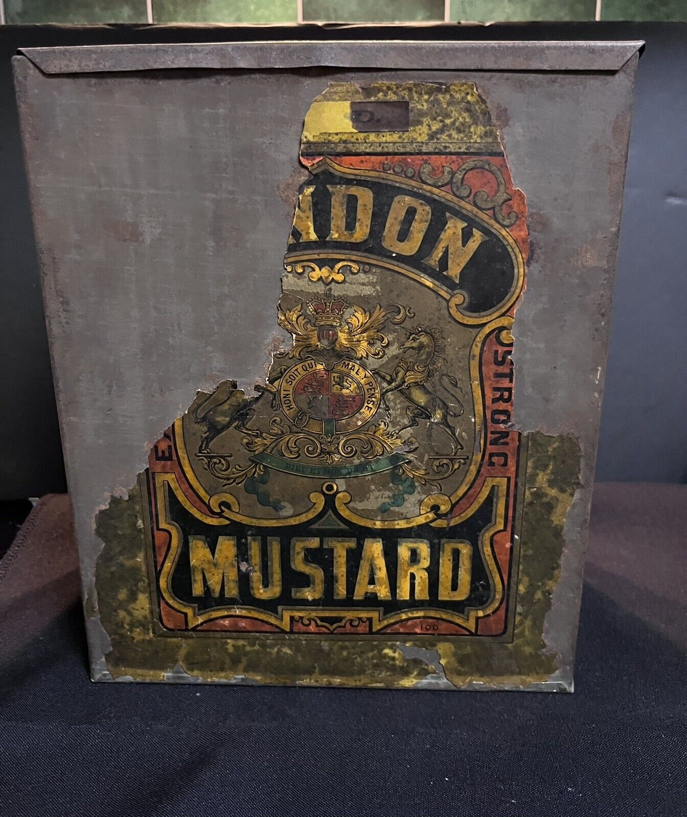 Antique London Mustard Seed Tin ?