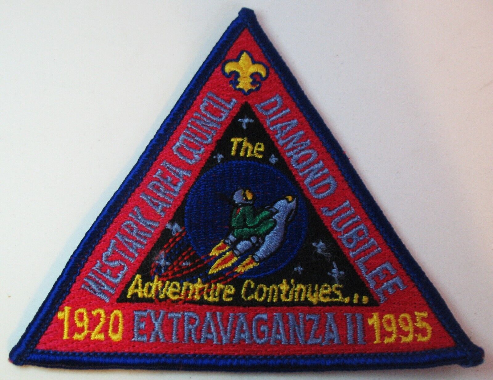 Westark Area Council Diamond Jubilee Extravaganza 11 Embroidered Patch NeverUsed