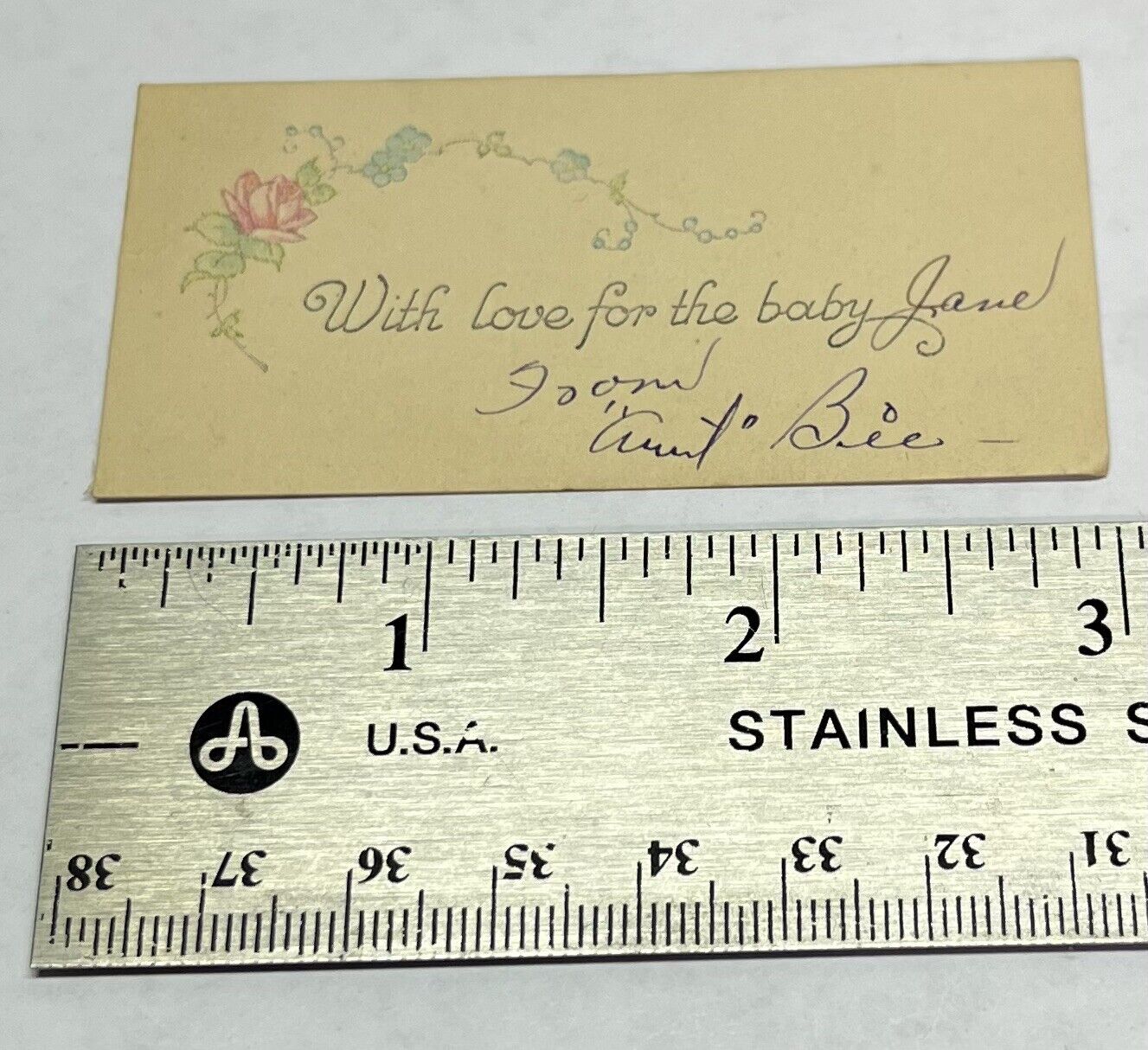Vintage Gift Label. 1910-1920