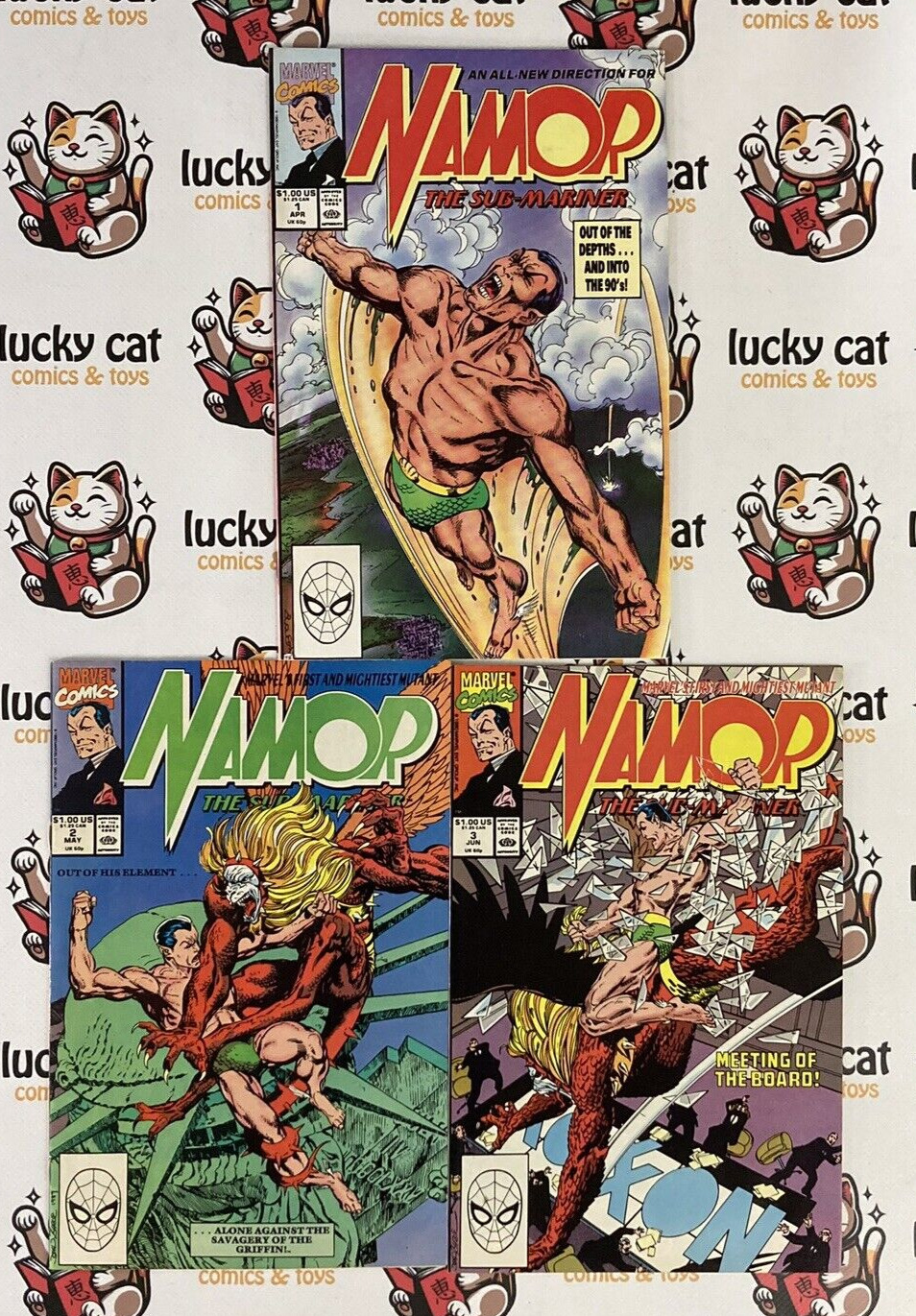 NAMOR THE SUBMARINER #1-62 1990 Marvel Comics Complete Series