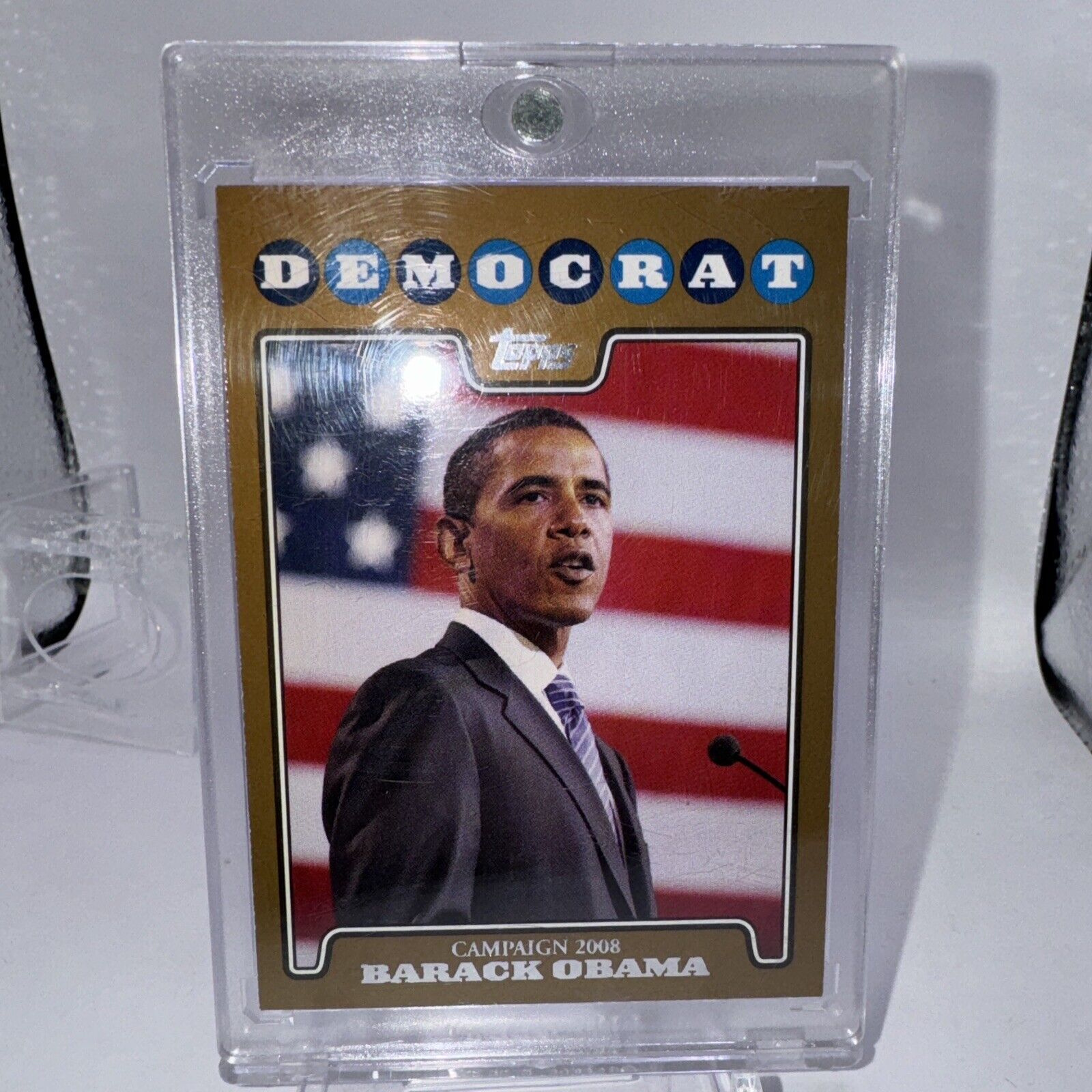 2008 Topps Campaign 2008 Gold  Barack Obama. Comes In One Touch