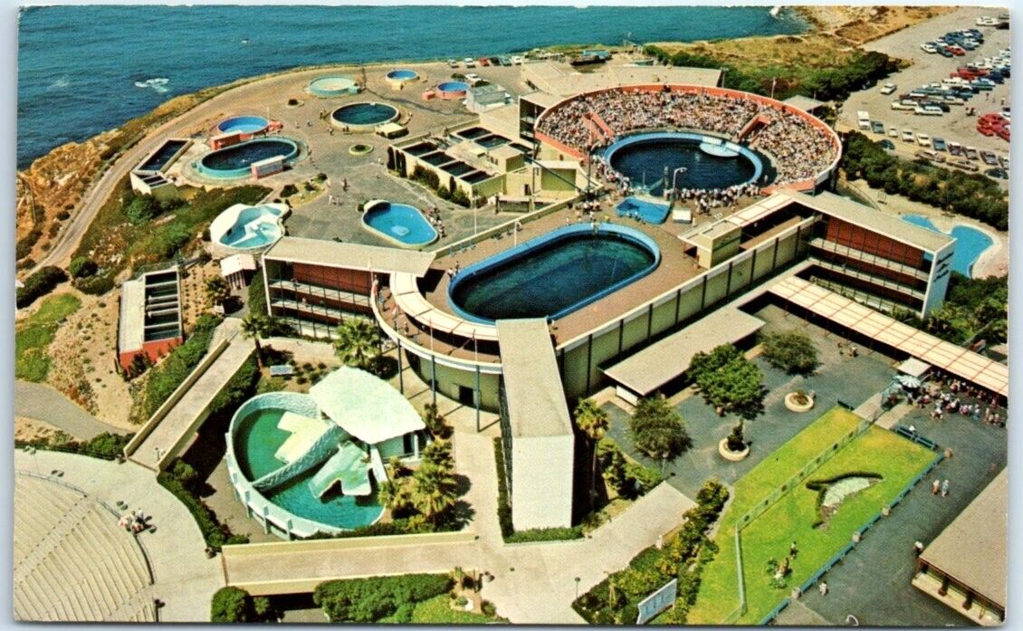 Postcard - Aerial View of the World\'s Largest Oceanarium, Southern California