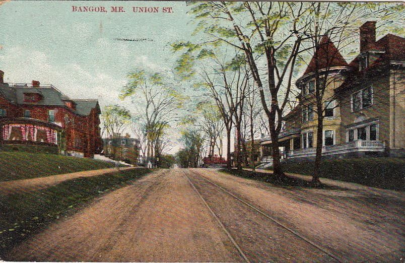  Postcard Union St Bangor ME 1908