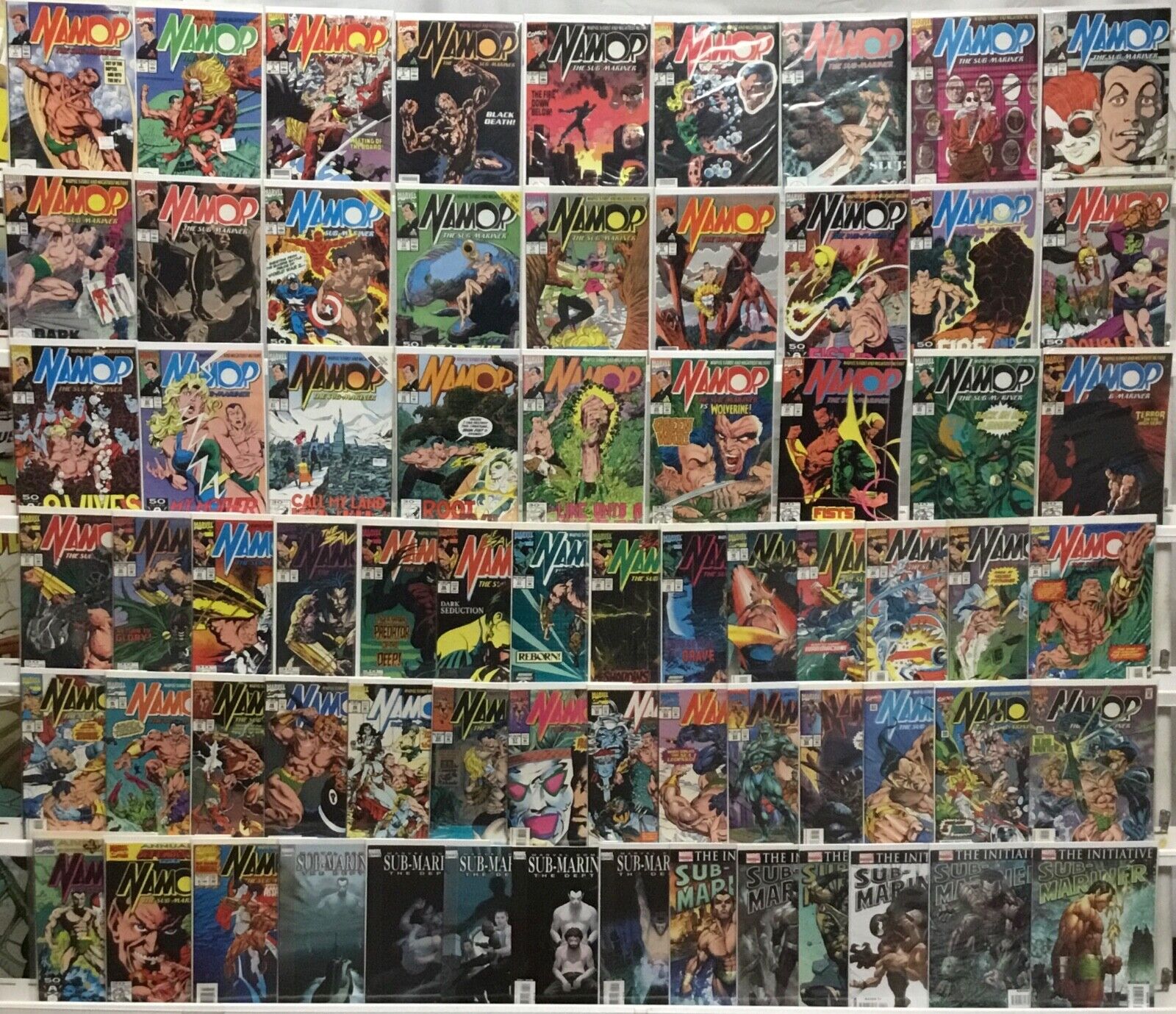 Marvel Comics Namor Run Lot 1-60 Plus Annual 1-3, Mini-Series - Missing In Bio
