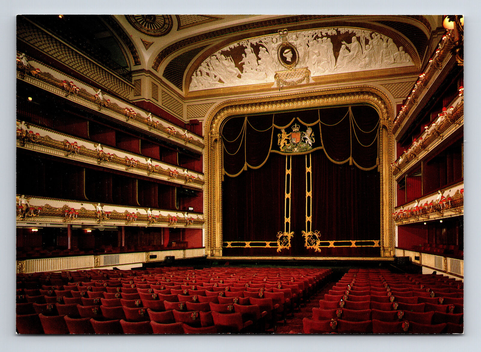 1990 Royal Opera House Theater Convent Garden London UK Continental Postcard