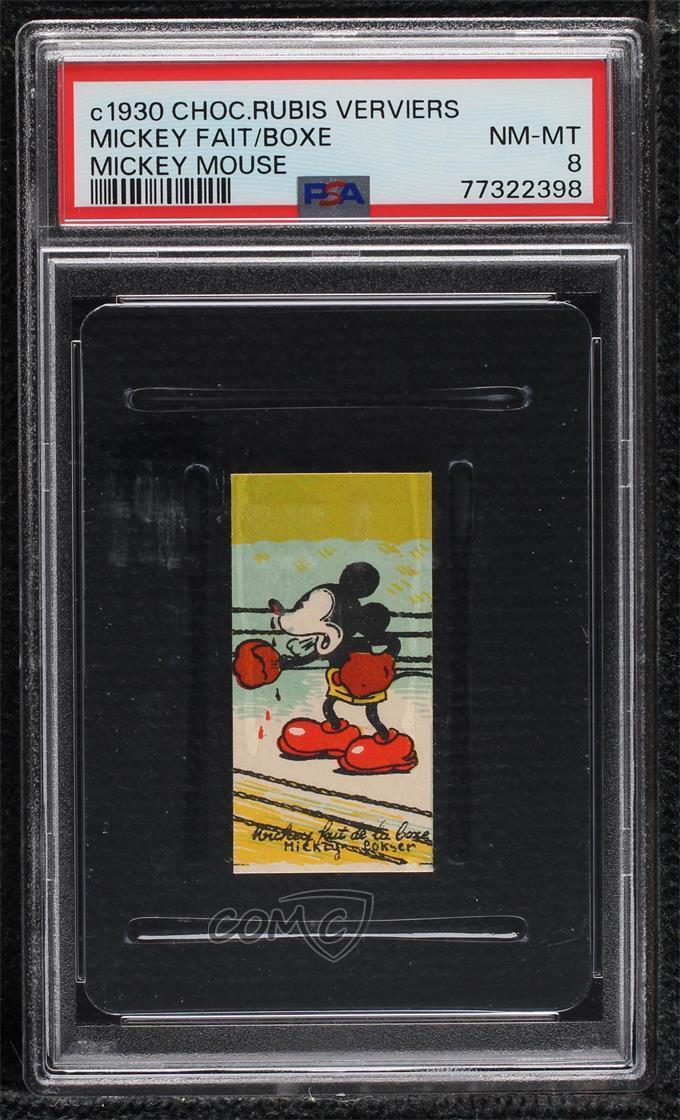 1930s Terrassier Mickey Mouse (Mickey Fait de la Boxe) PSA 8 3q4
