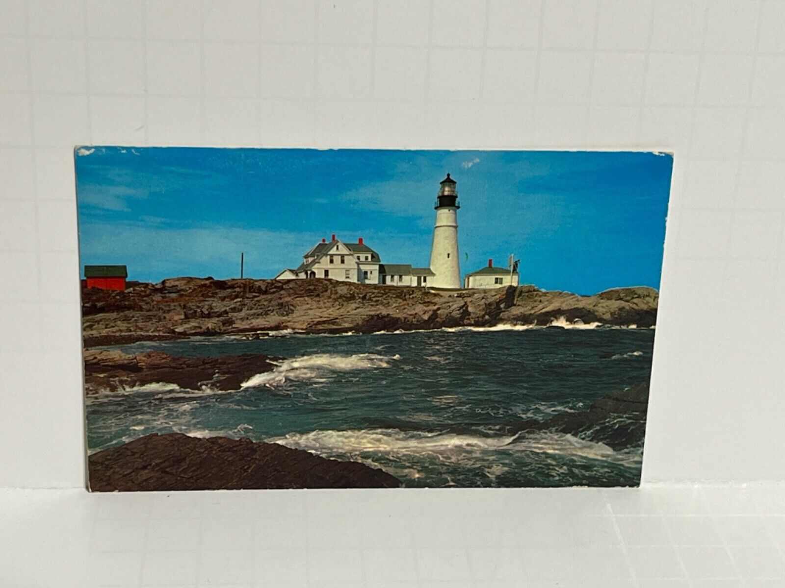 Postcard Portland Head Light Lighthouse Portland Maine ME c1966 A69