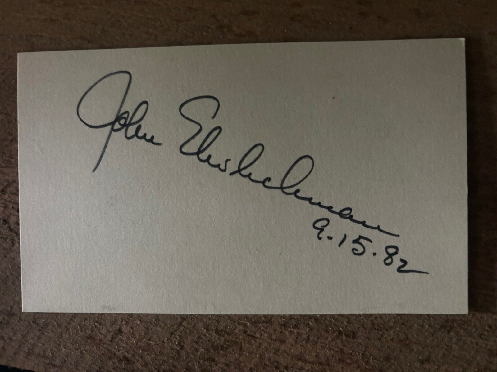 John Ehrlichman Watergate Autograph Signed