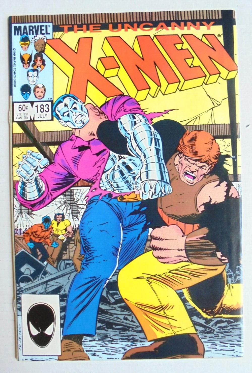 UNCANNY X-MEN #183 (MARVEL,1984) COLOSSUS VS JUGGERNAUT HIGH GRADE LOOK