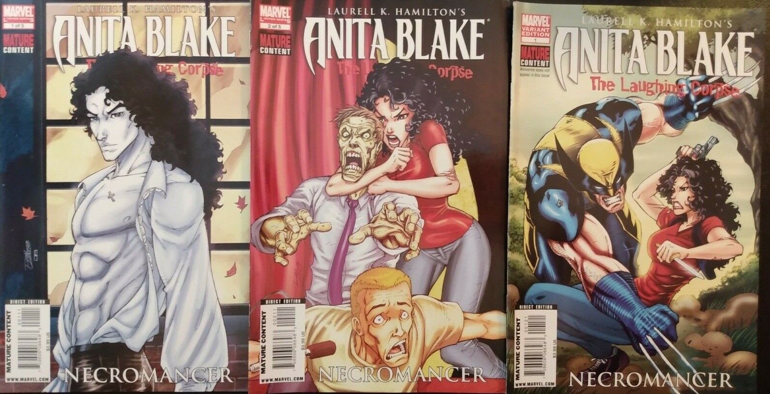 Anita Blake The Laughting Corpse : Necromancer #1 #1 Variant #2 Marvel 2009 
