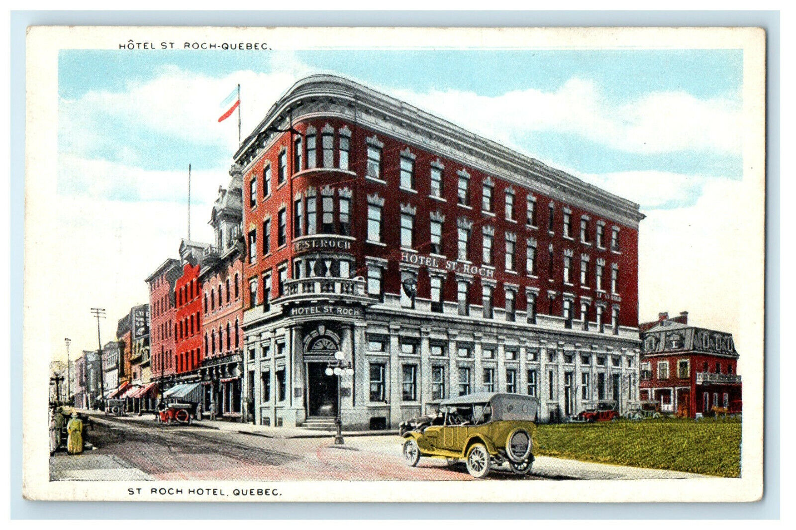 c1920s St. Roch Hotel Quebec Canada CA Unposted Vintage Postcard