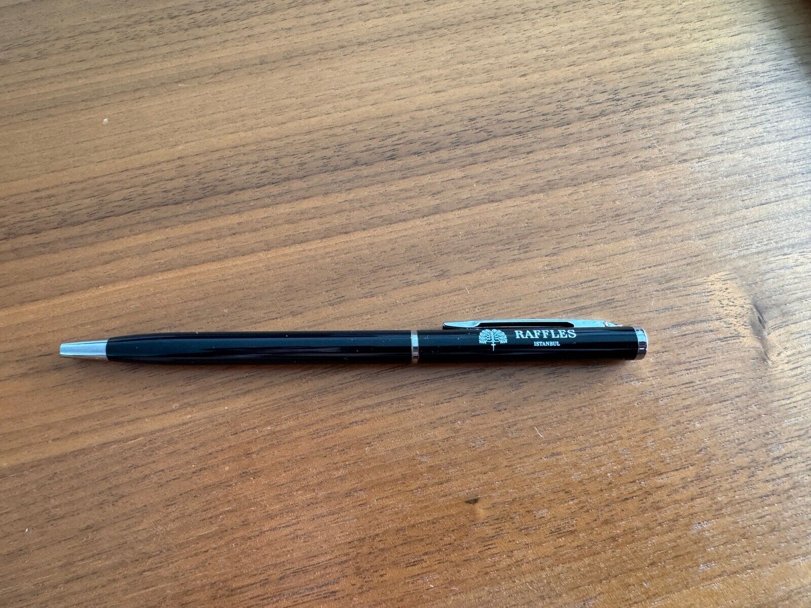 Raffles Hotel Istanbul Ball Pen Black Slightly Used. Great Condition