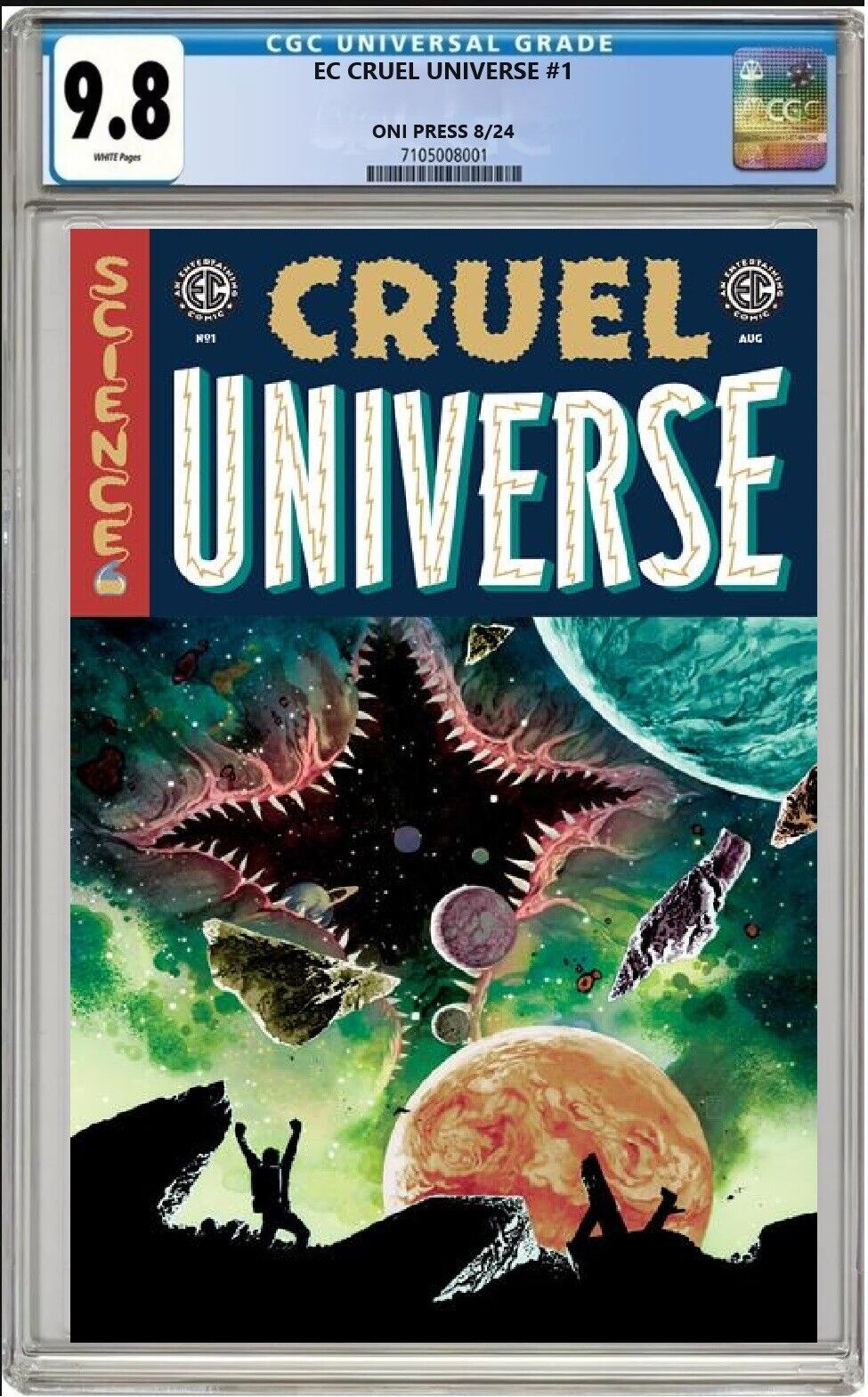 EC CRUEL UNIVERSE #1 ONI PRESS CVR D JH WILLIAMS III FOIL 2024 CGC 9.8 NM/MT
