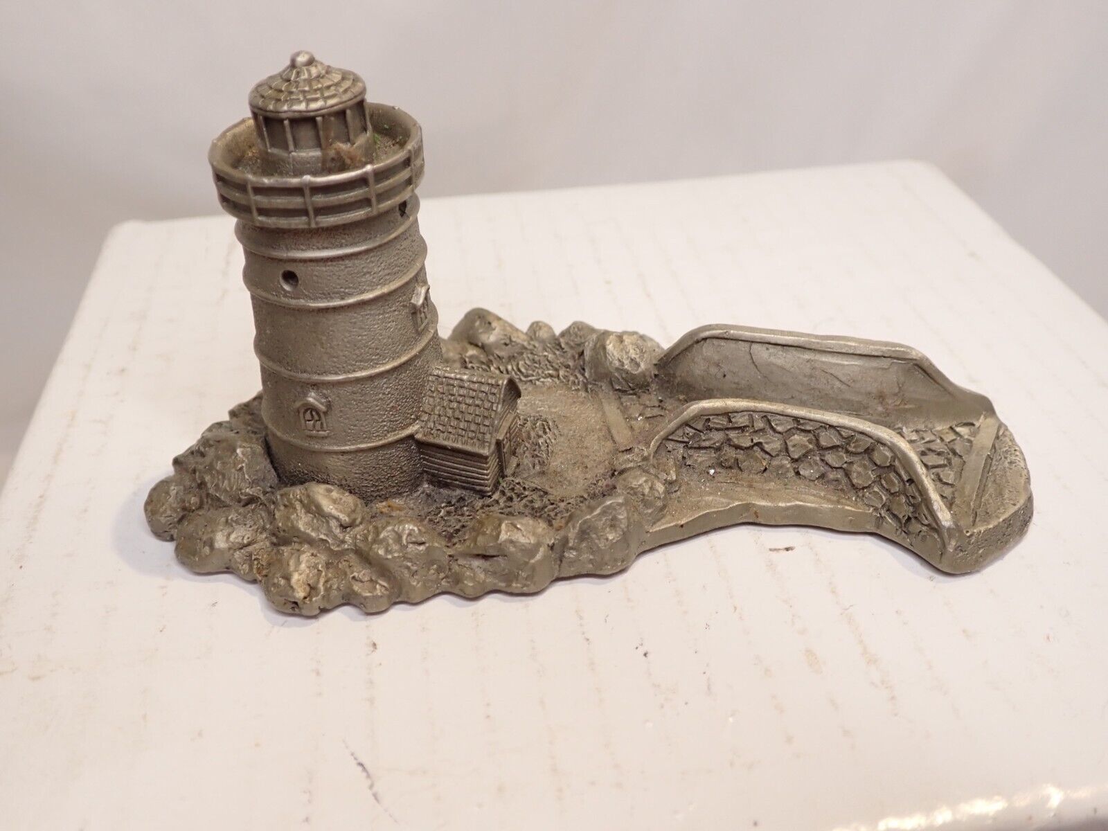 Fort Pewter Nautical Seaside Lighthouse Watchtower Almost 5\