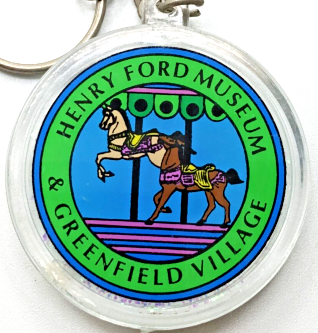 Vintage Keychain Henry Ford Museum & Greenfield Village DEARBORN MICHIGAN K329