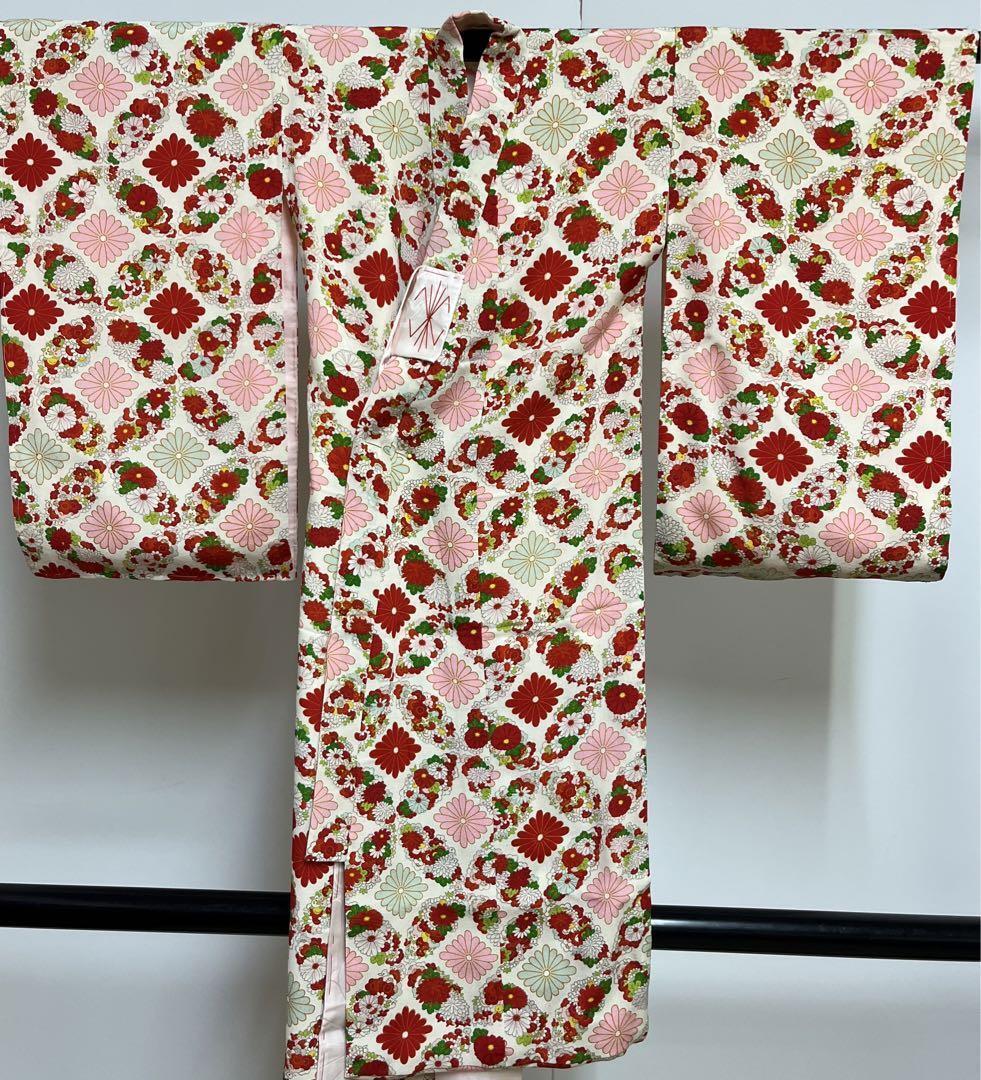 Japanese Antique Children's First Wear Kimono Visit Retro Remake