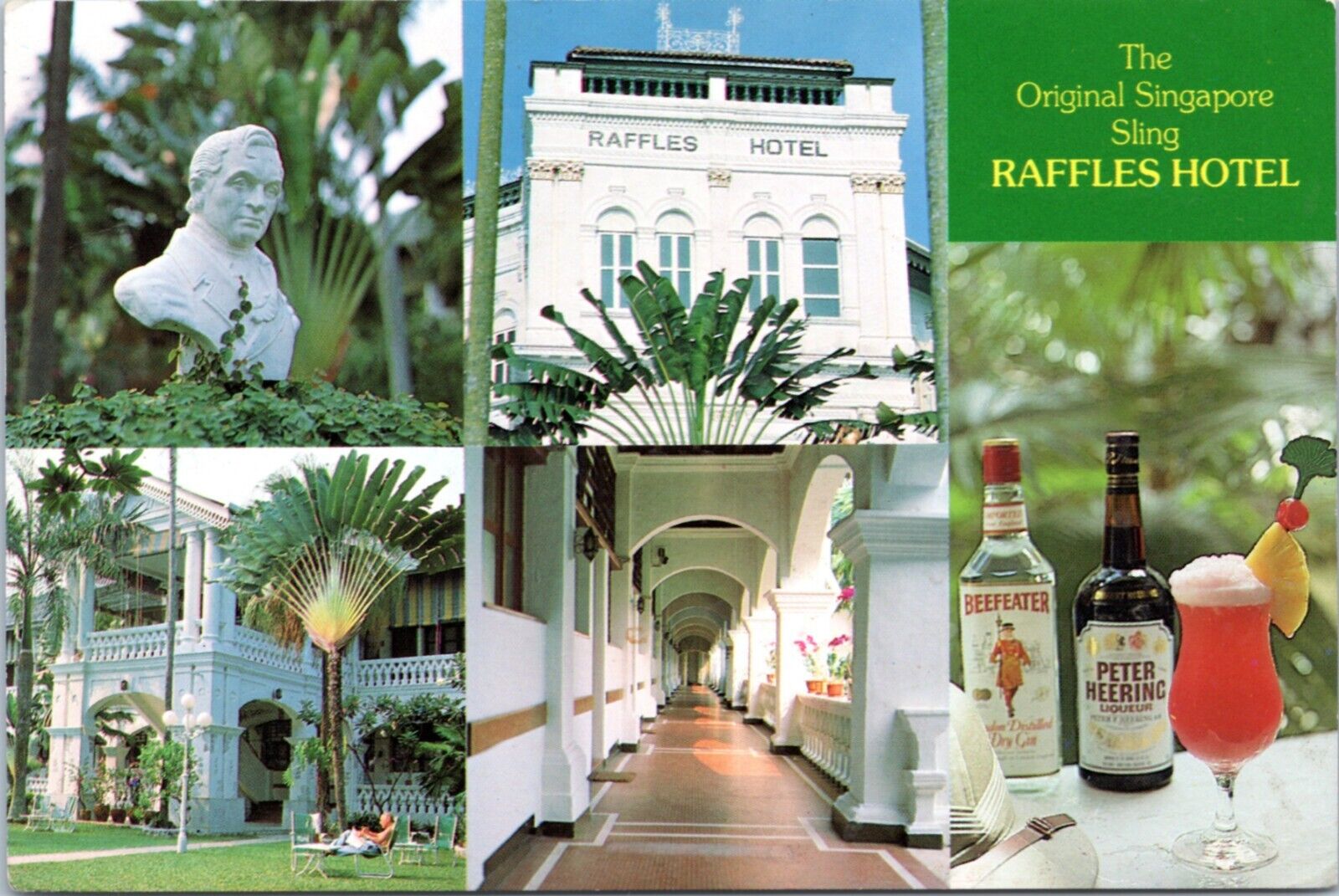 Postcard Singapore - Raffles Hotel multiview