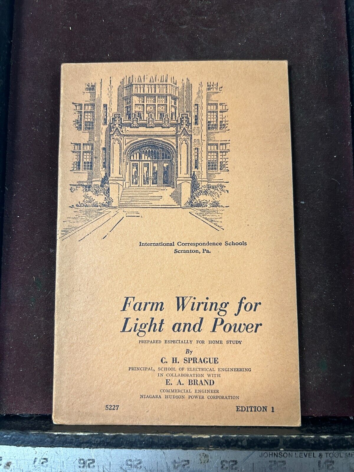 Electrical Work ICS Form Wiring for Light & Power  Work Booklet BlkFlCb