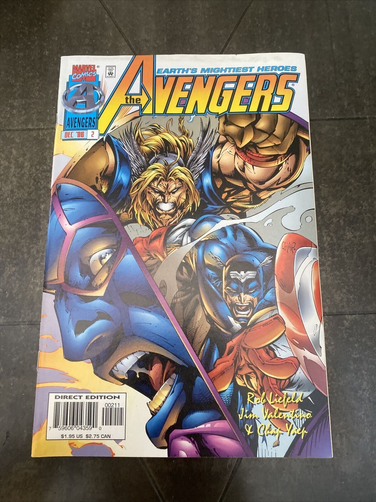 The Avengers Earth\'s Mightiest Heroes #2 (Dec 1996, Marvel Comics)