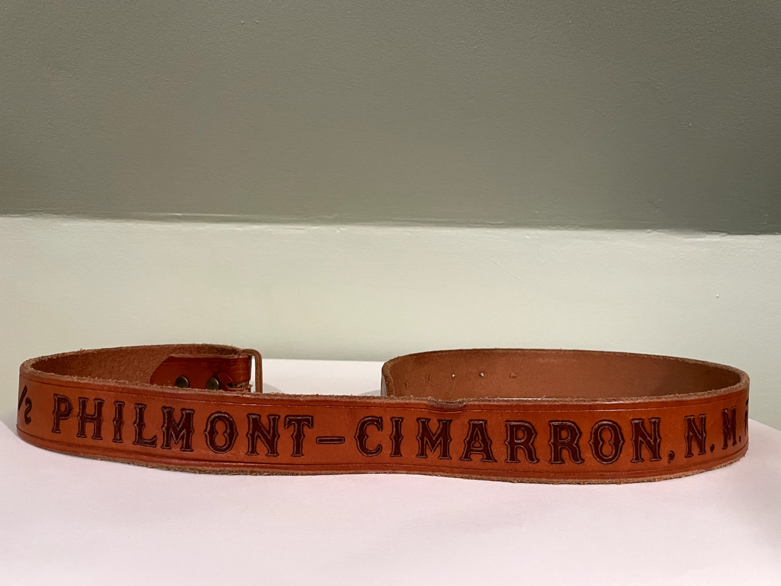 Philmont Leather Belt Boy Scouts of America High Adventure 