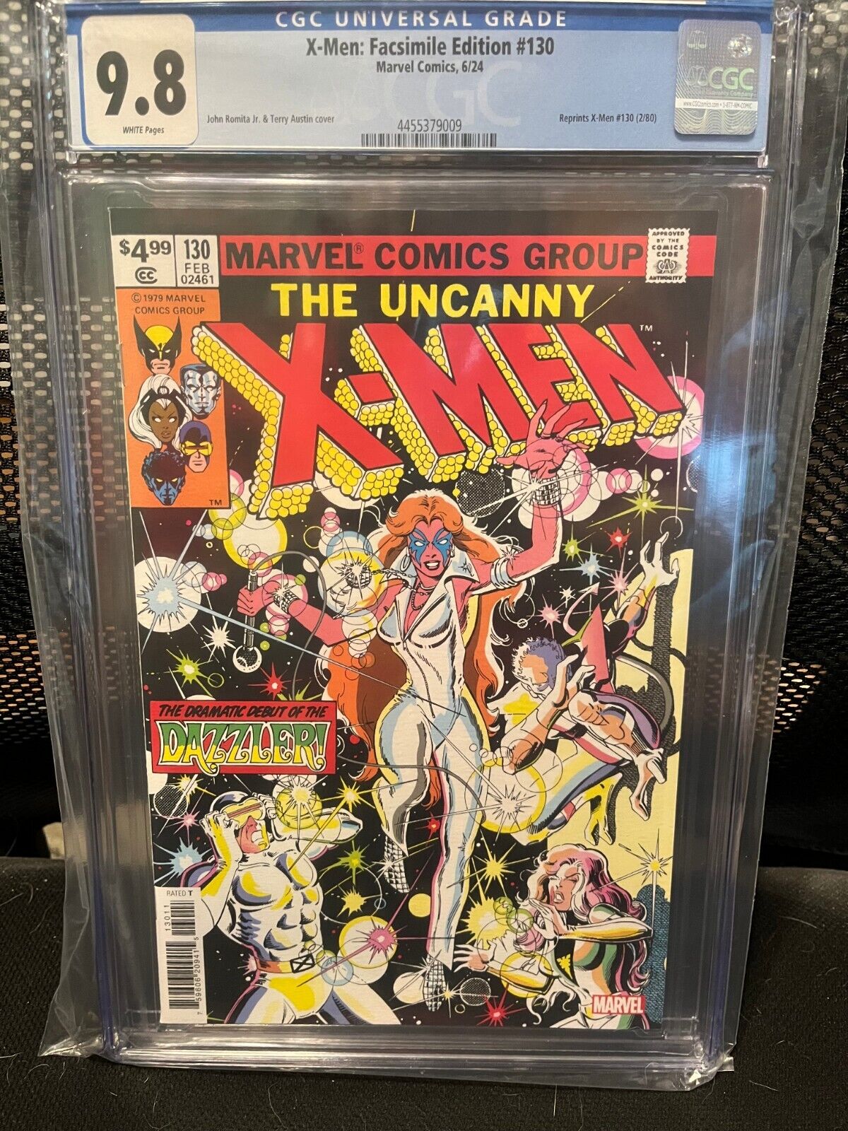 The Uncanny X-Men #129 CGC 9.8 NM+ NEWSSTAND 1st Kitty Pryde & Emma Frost (1980)