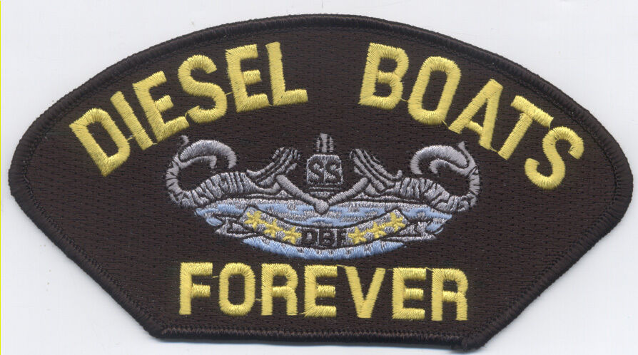 Diesel Boats Forever (DBF) Submarine Hat Patch - 5.75 inch EonT BCP C6691