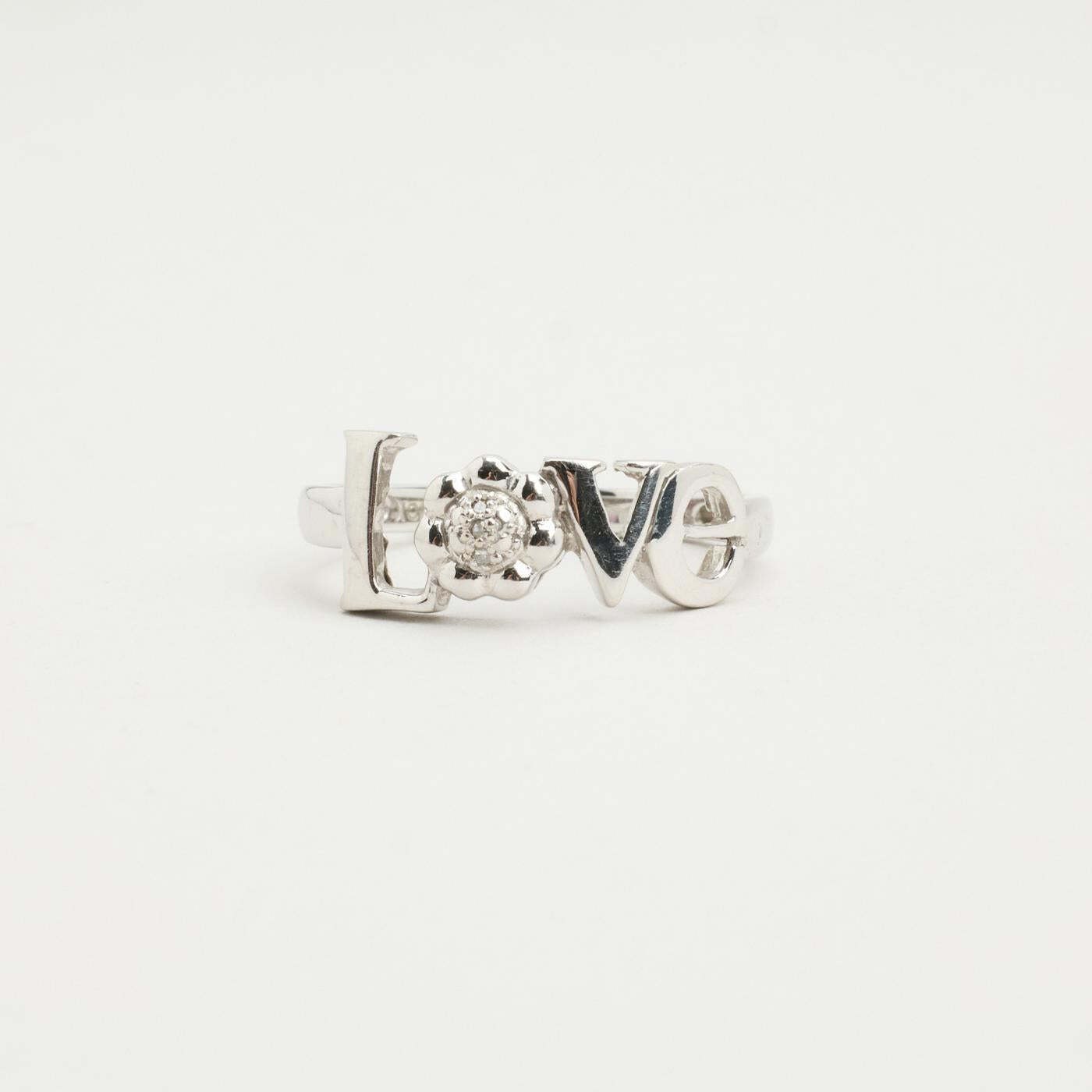 Ring in 10K White gold size 8 | Real Genuine Gold | Minimalistic Gold