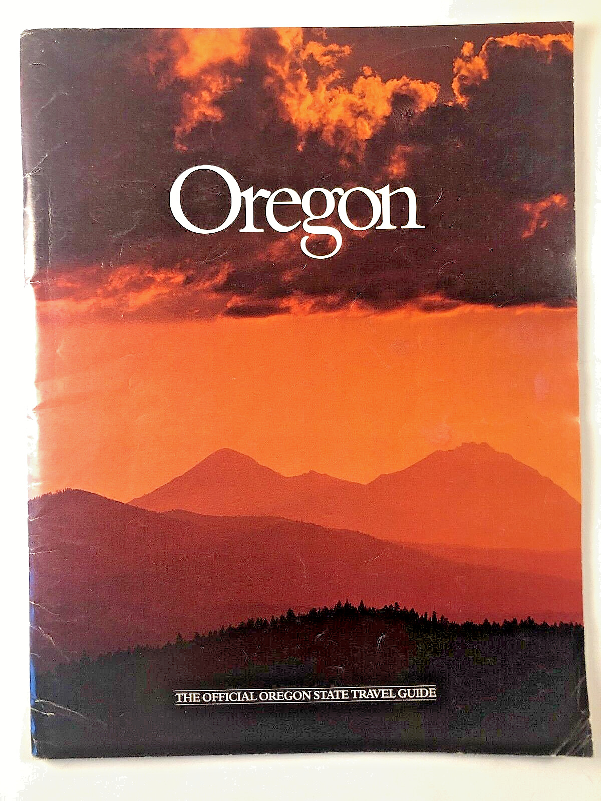 1986 Official Oregon State Travel Guide ~ Vintage souvenir 66 color pgs. FREEshp