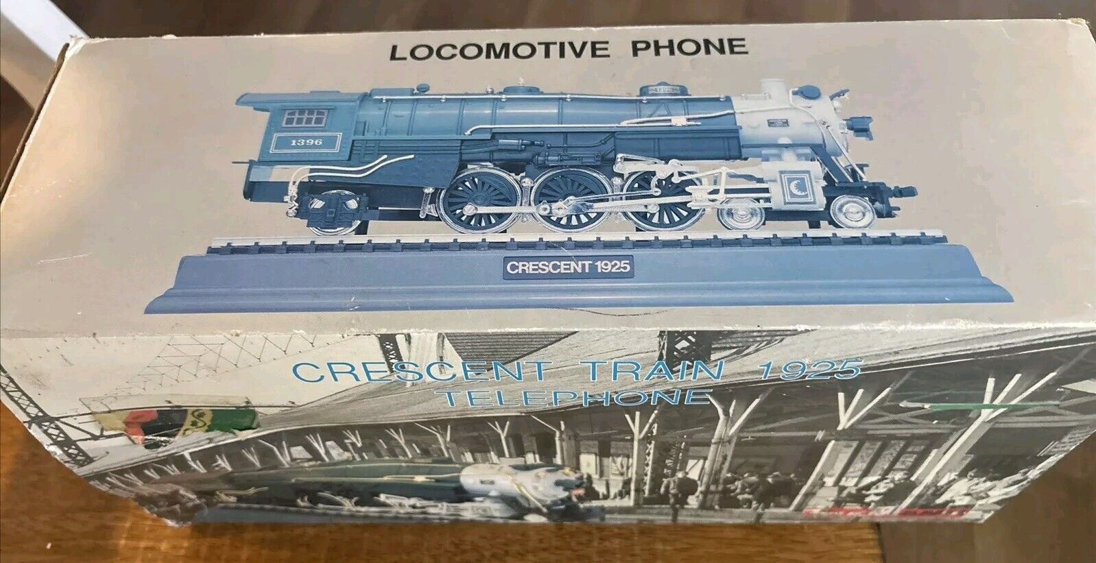 Vintage TeleMania Locomotive Phone Crescent Train 1925 Telephone New Open Box