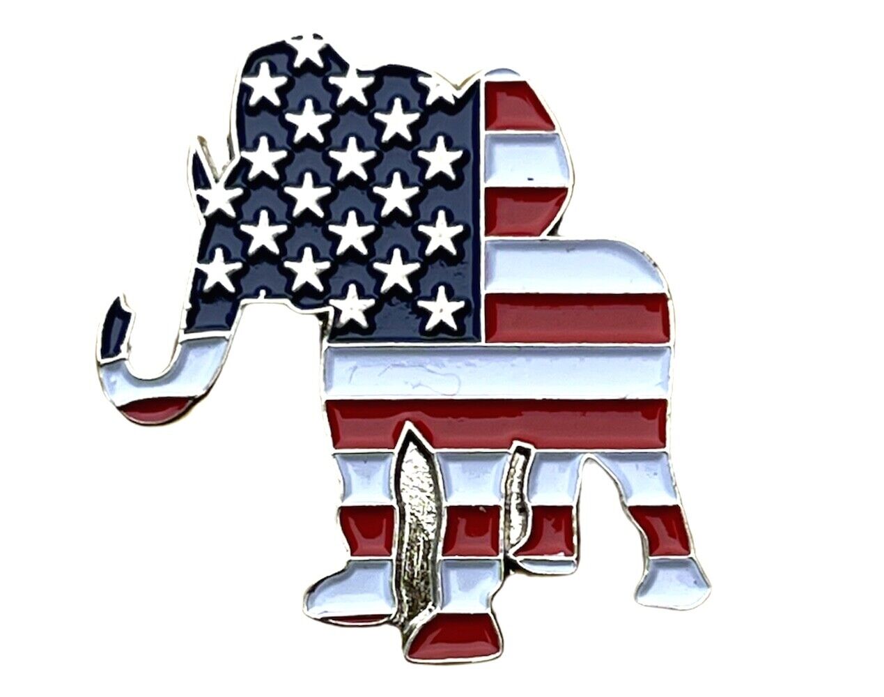 Republican Elephant Red White Blue Hat or Lapel Pin EE63863 F6D8K