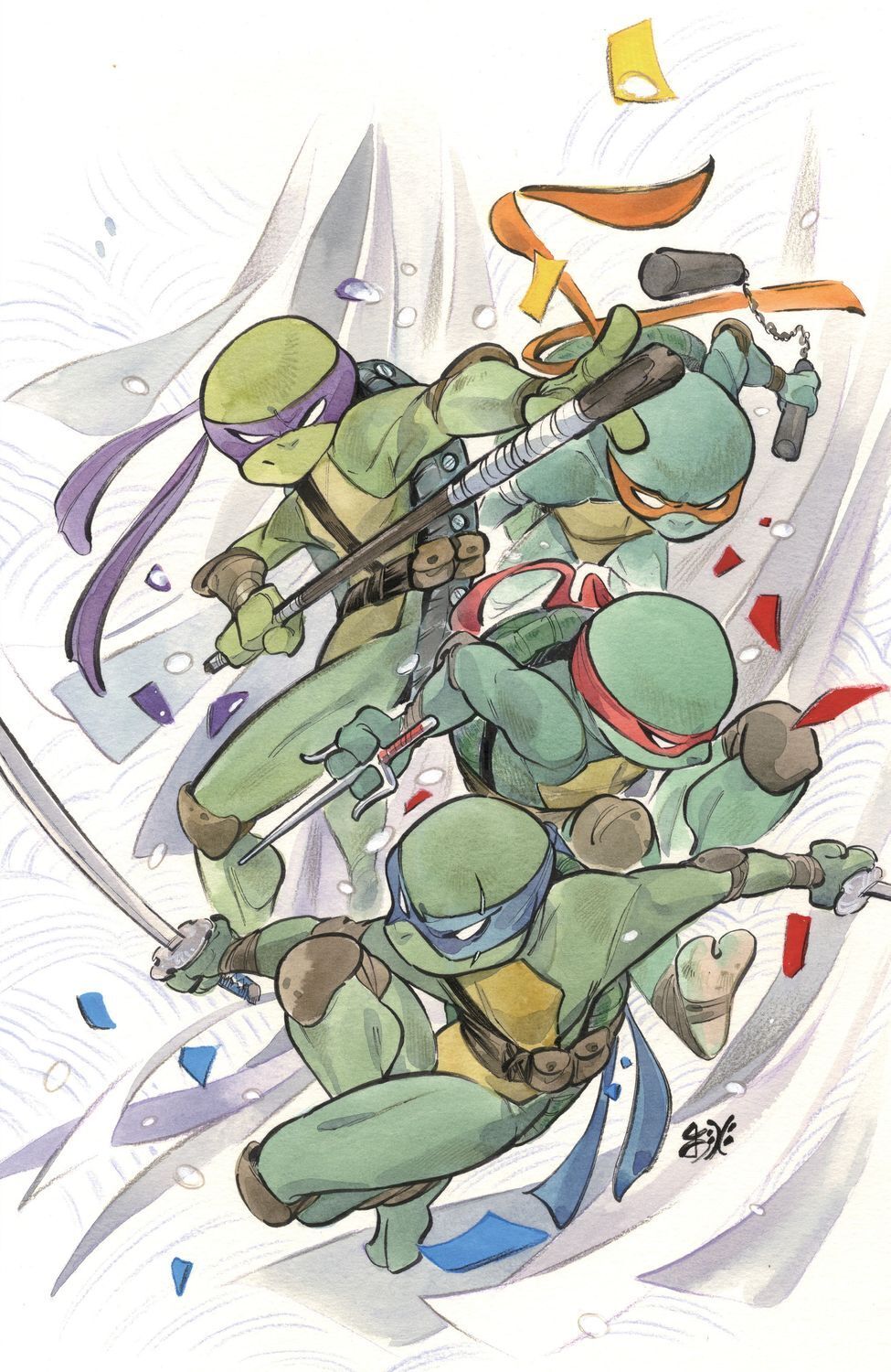 Teenage Mutant Ninja Turtles #1 Momoko Foil LTD 500 SDCC AnZ Exclusive