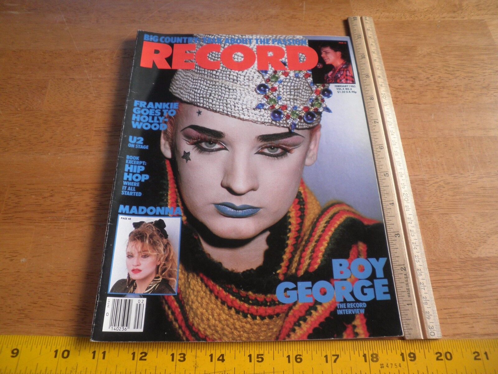 1985 RECORD Boy George and Culture Club magazine ORIGINAL Madonna