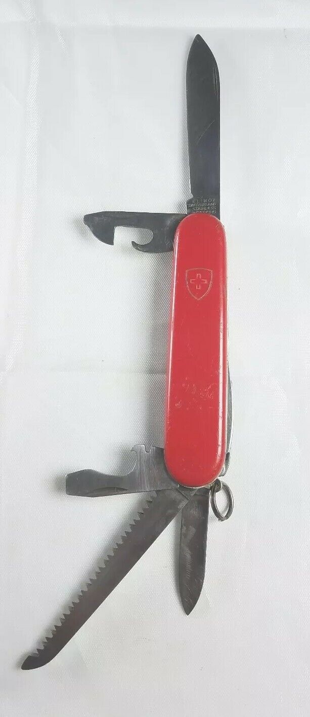 Victorinox Camper Vintage Elinox Swiss Army Knife 70’s  