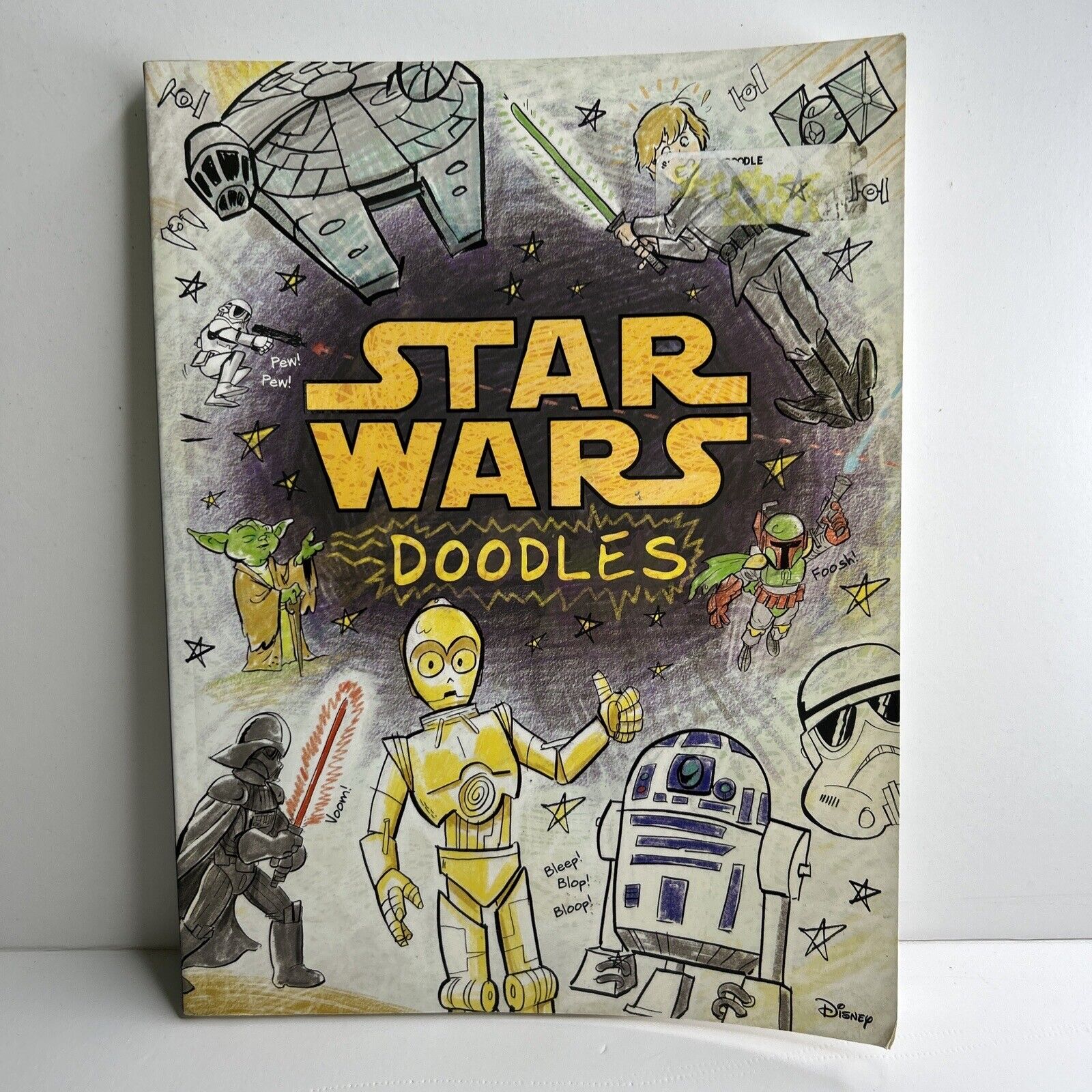 NEW   STAR WARS large book DOODLES  Draw Colour Create 128 pages 30 x 25 cm